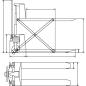 Preview: Unicraft Scherengabelhubwagen  PHH 1001