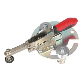 Unicraft Senkrechtspanner auf Adapterplatte mit Klemmbolzen  für Lochrasterplatte Ø 20 mm