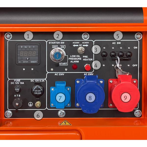 Unicraft Synchron-Stromerzeuger  PG-D 60 TEA-S HC